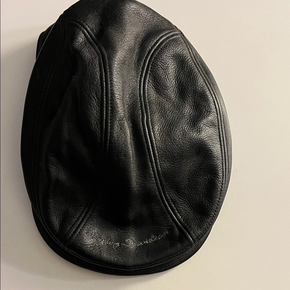 Harley-Davidson Black Leather Hat